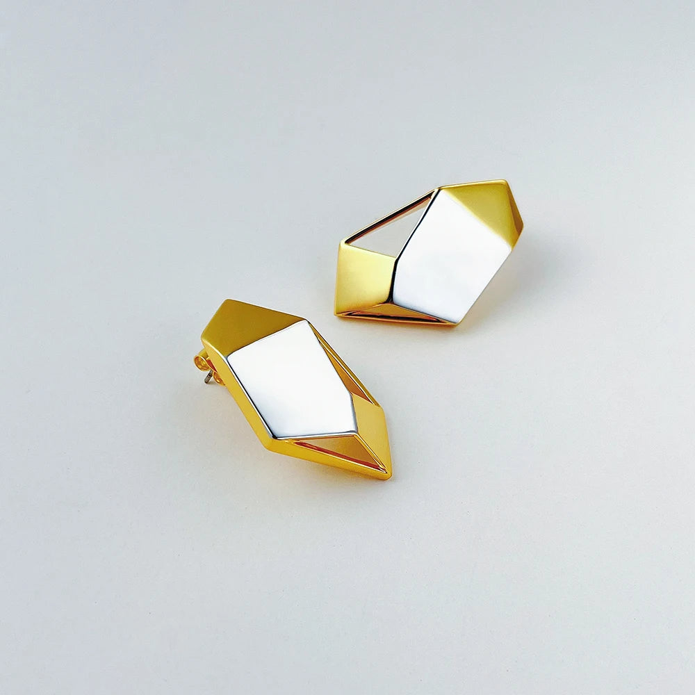 Bold Geometry: Unique Statement Earrings