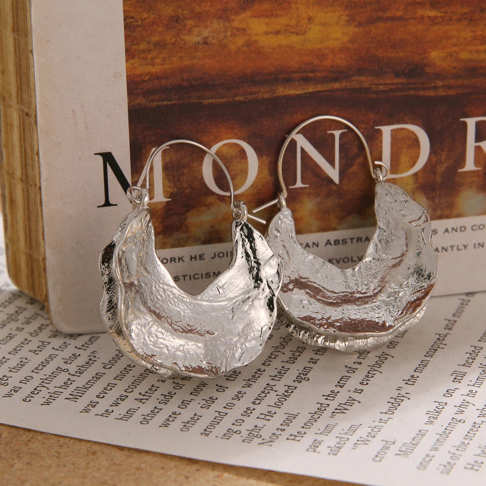 Unique Statement Earrings silver