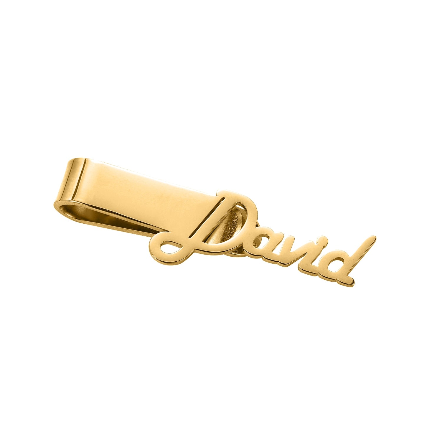 Personalised Name Tie Clip for Men