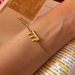Lucky number bracelet