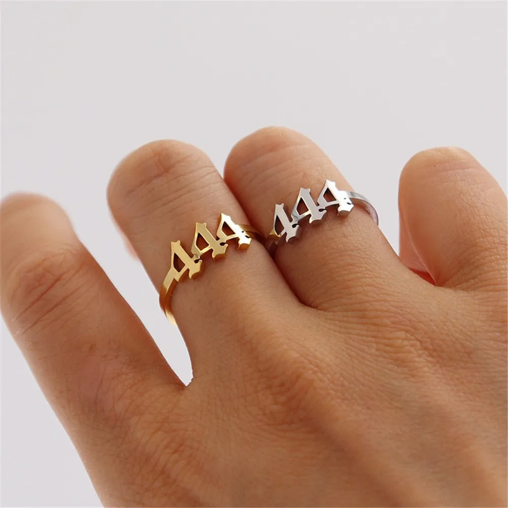 lucky number angel number ring