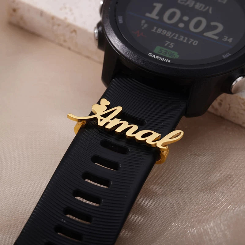 Personalised Name Watch Band Charm