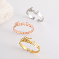 Personalised Name Ring