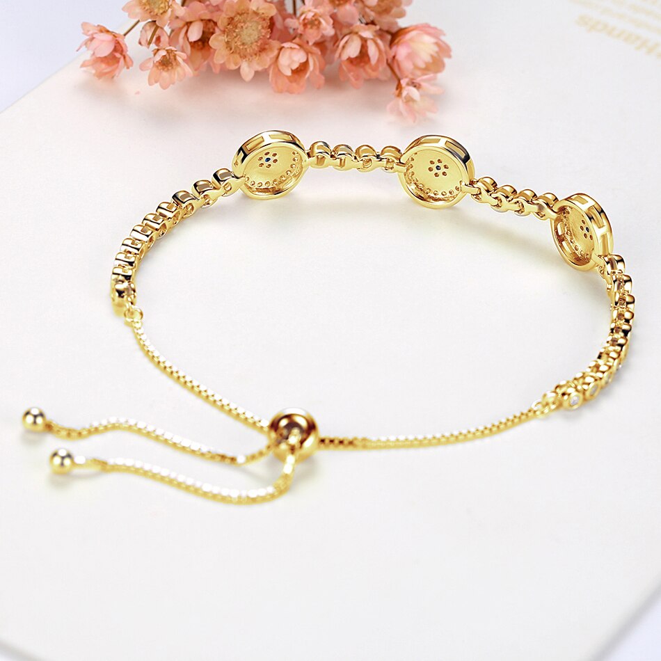 Evil Eye Sterling Silver Tennis Bracelet