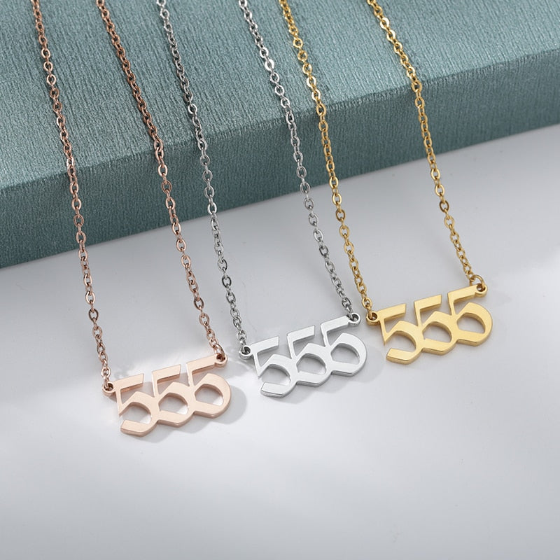 Angel Number Necklace 555