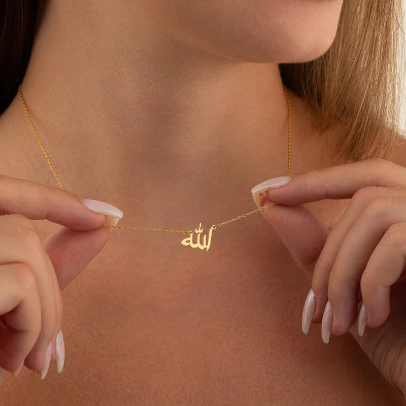 Allah top pendant gold
