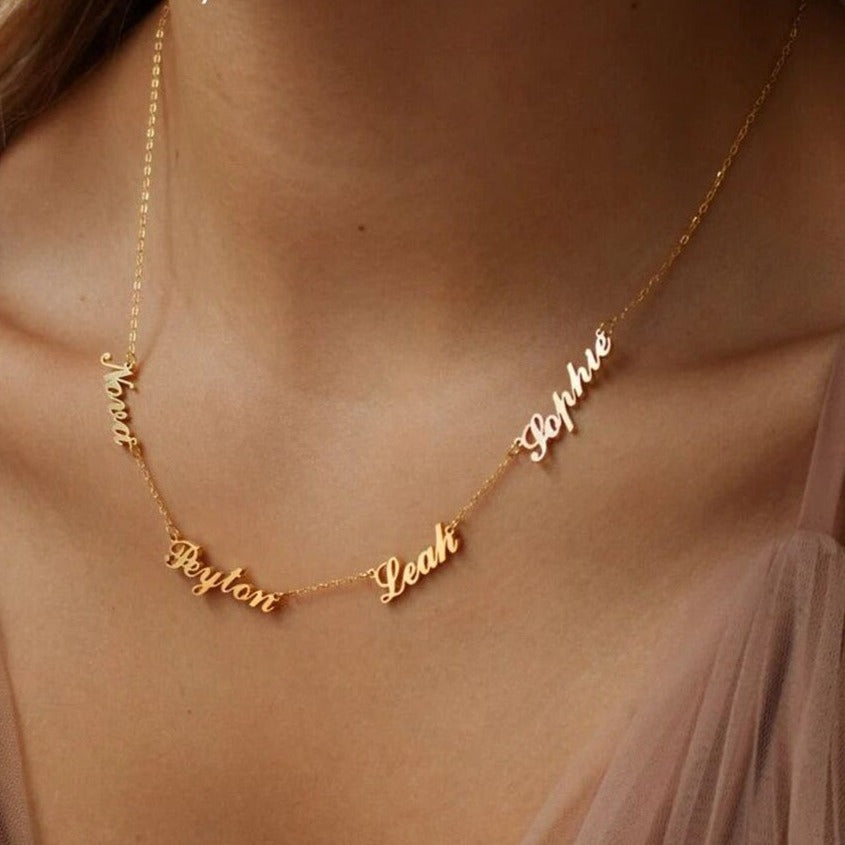 Personalised Multiple Names Necklace