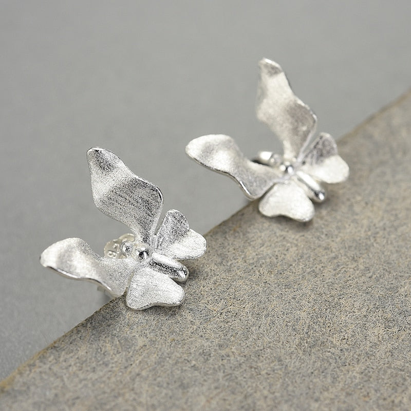 Dainty Butterfly Earrings - Unique Handmade Jewellery Online UK