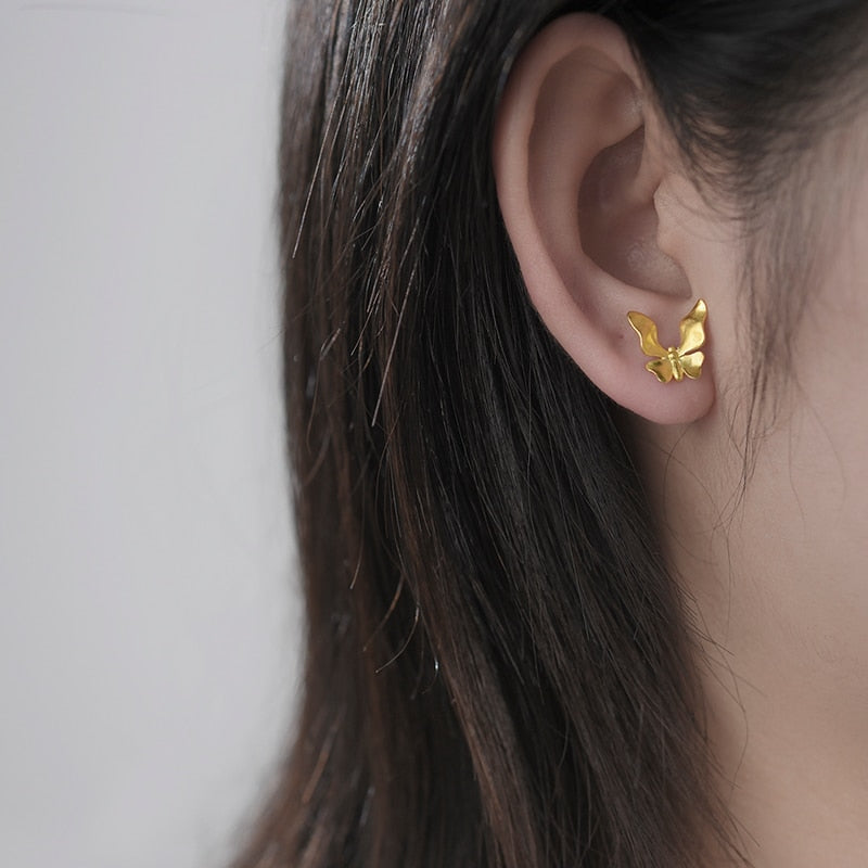 Dainty Butterfly Earrings - Unique Handmade Jewellery Online UK