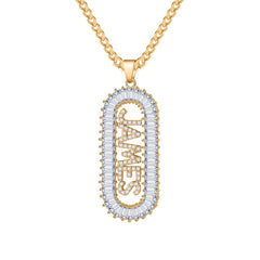Personalised Hip Hop Bling Name Necklace for Men
