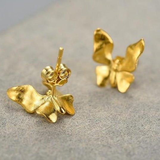 Dainty Butterfly Earrings - Unique Handmade Jewellery Online UK