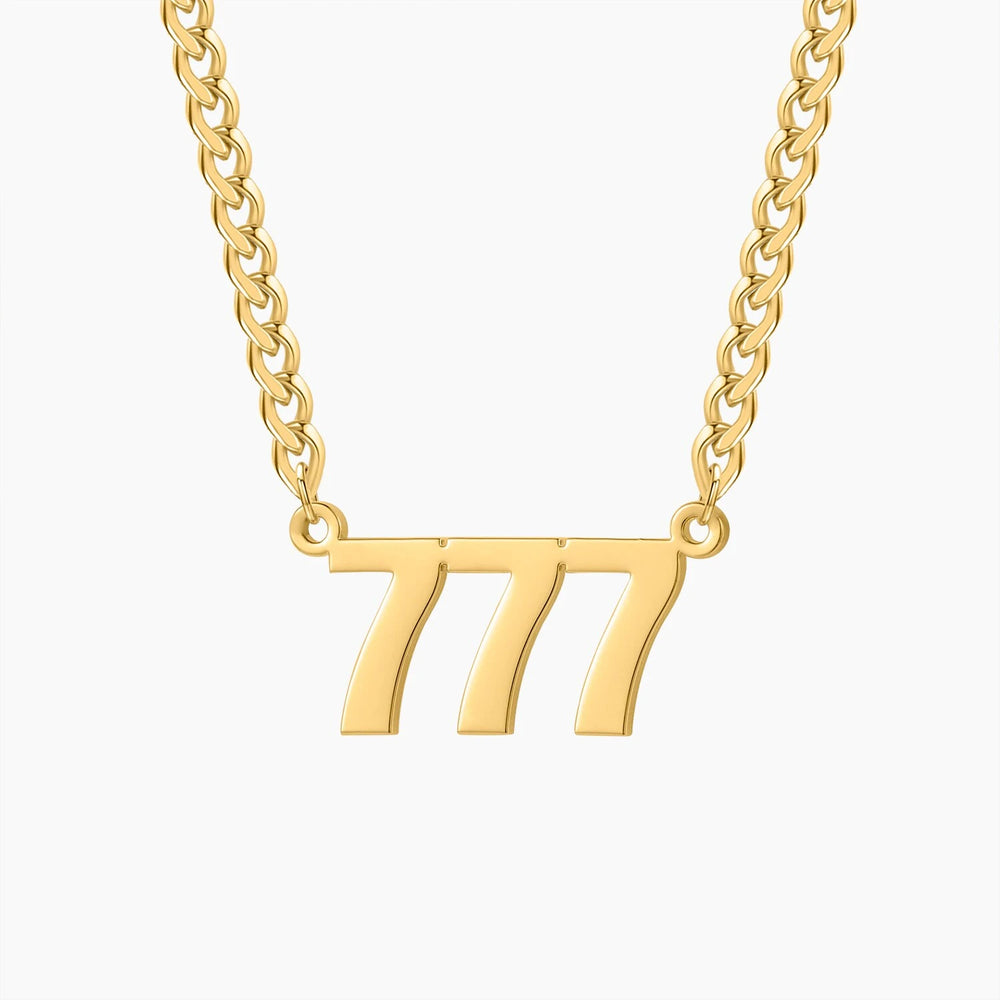angel number necklace