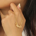 Personalised Bubble Letter Necklace