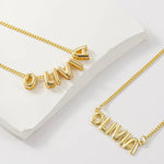 Personalised Bubble Letter Necklace