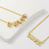 Personalised Bubble Letter Necklace