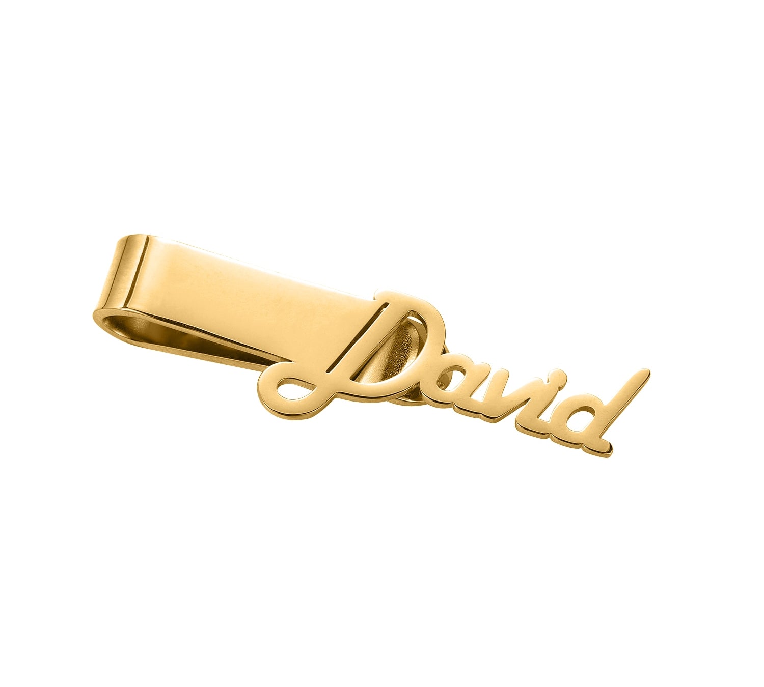 Personalised Name Tie Clip for Men