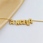 Personalised Bubble Letter Necklace
