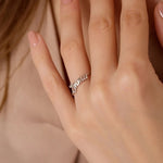 custom name personalised ring silver 