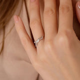 custom name personalised ring silver 
