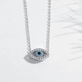 Evil Eye 925 Sterling Silver Necklace