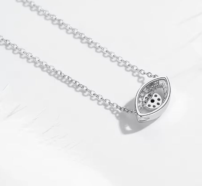 Evil Eye 925 Sterling Silver Necklace