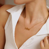 Personalised Greek Name Necklace