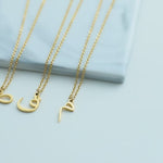 Arabic Initial Letter Necklace