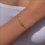 Punjabi Name Bracelet Gold
