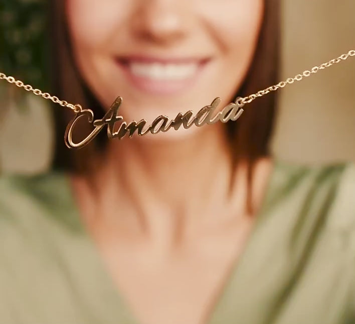 custom name necklace