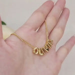 Personalised Bubble Letter Necklace