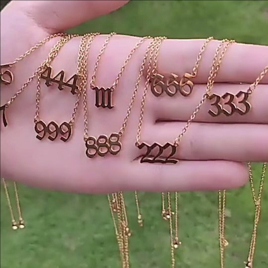 Angel Number Necklace