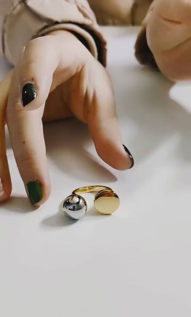 Gold Statement Cocktail Ring for women