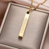 Ayatul Kursi Bar Islamic Necklace