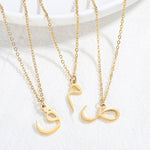Arabic Initial Letter Necklace