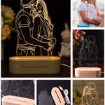 Personalised Custom Photo 3D Night Light Lamp 