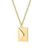 Personalised Love Letter Envelope Necklace