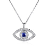 Evil Eye 925 Sterling Silver Necklace