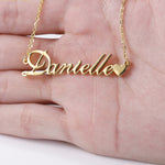 Personalised Name Necklace with Heart 