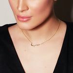 Hub Love arabic pendant necklace gold 