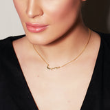 Hub Love arabic pendant necklace gold 