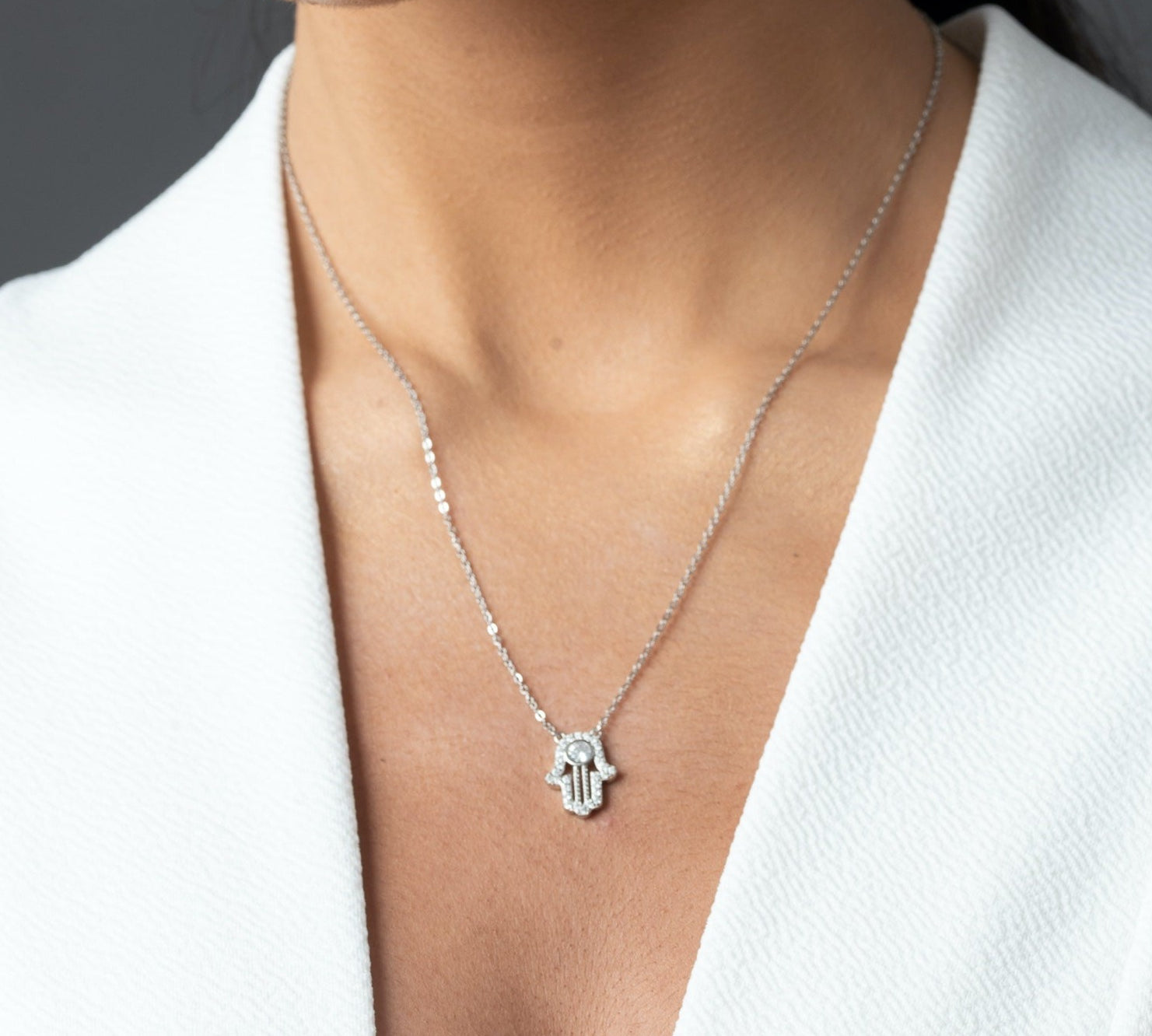 Hamsa Hand Necklace