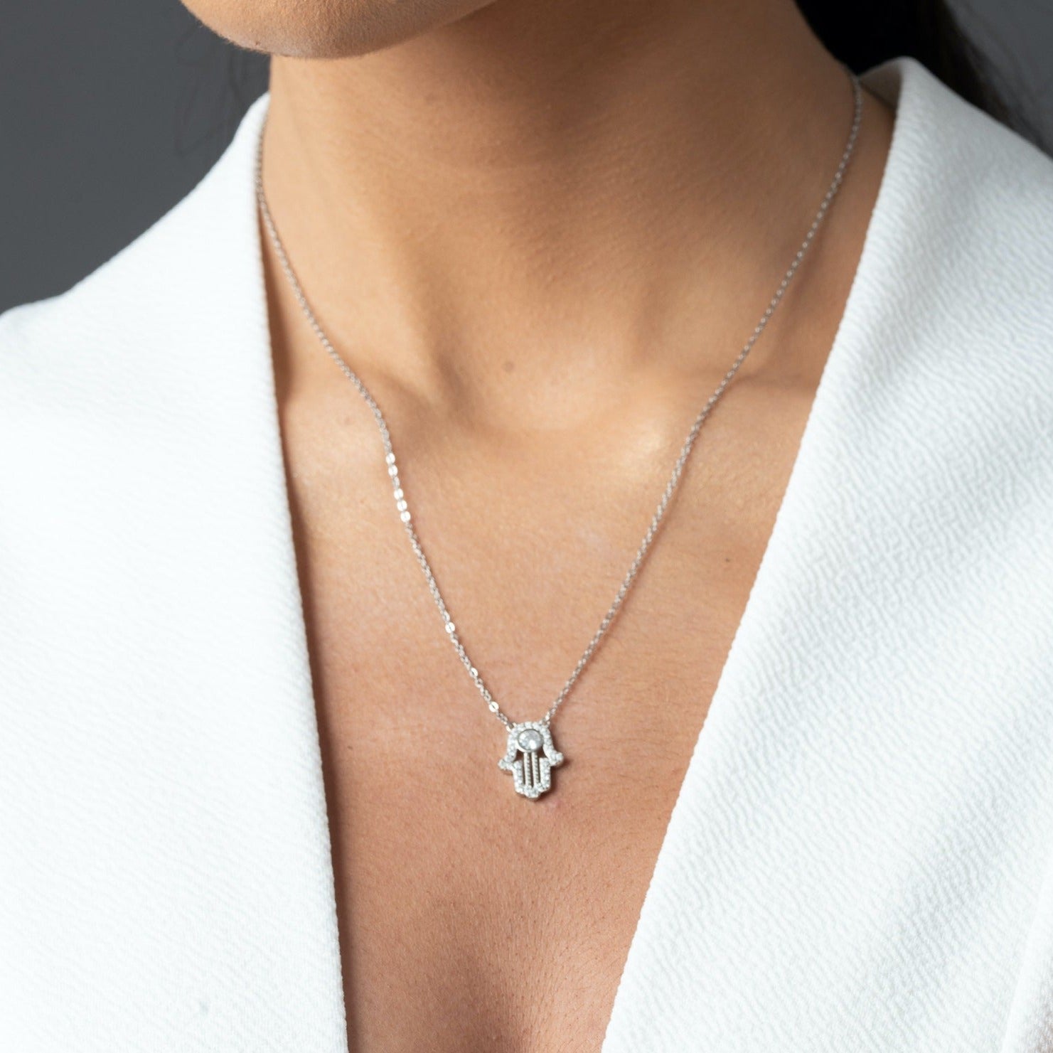 Hamsa Hand Necklace