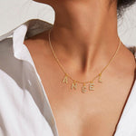 custom initial letter with crystals diamonds