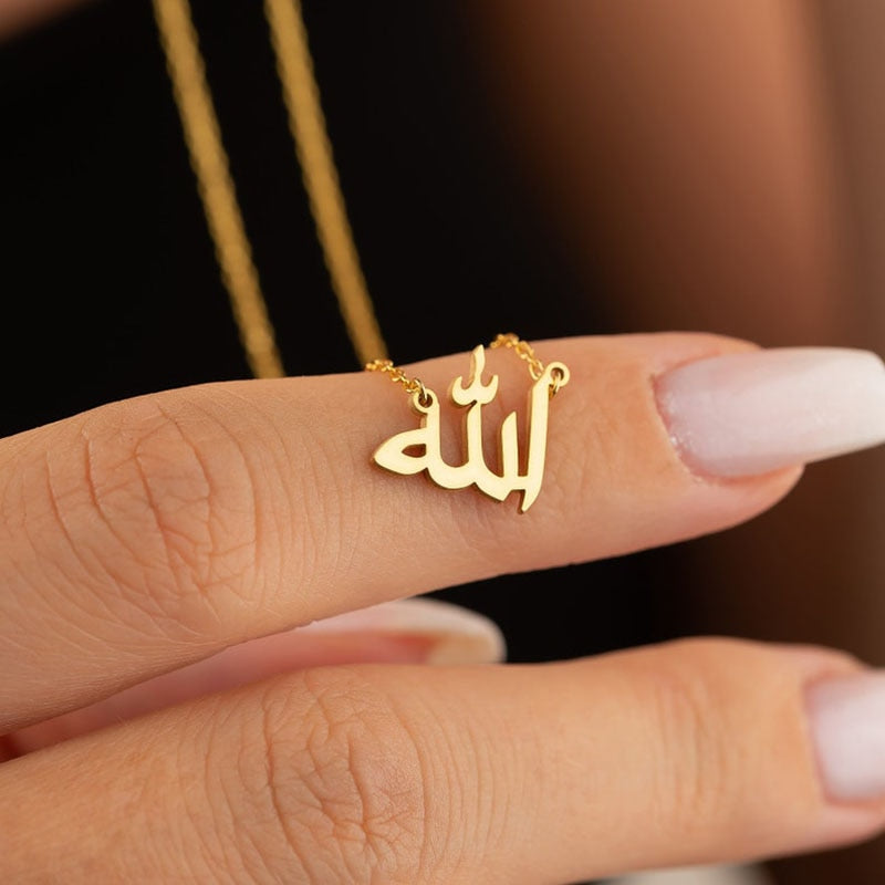 Allah Gold Pendant Necklace