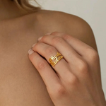personalised custom names rings