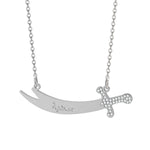 Islamic Sword Imam Ali Zulfiqar Necklace silver