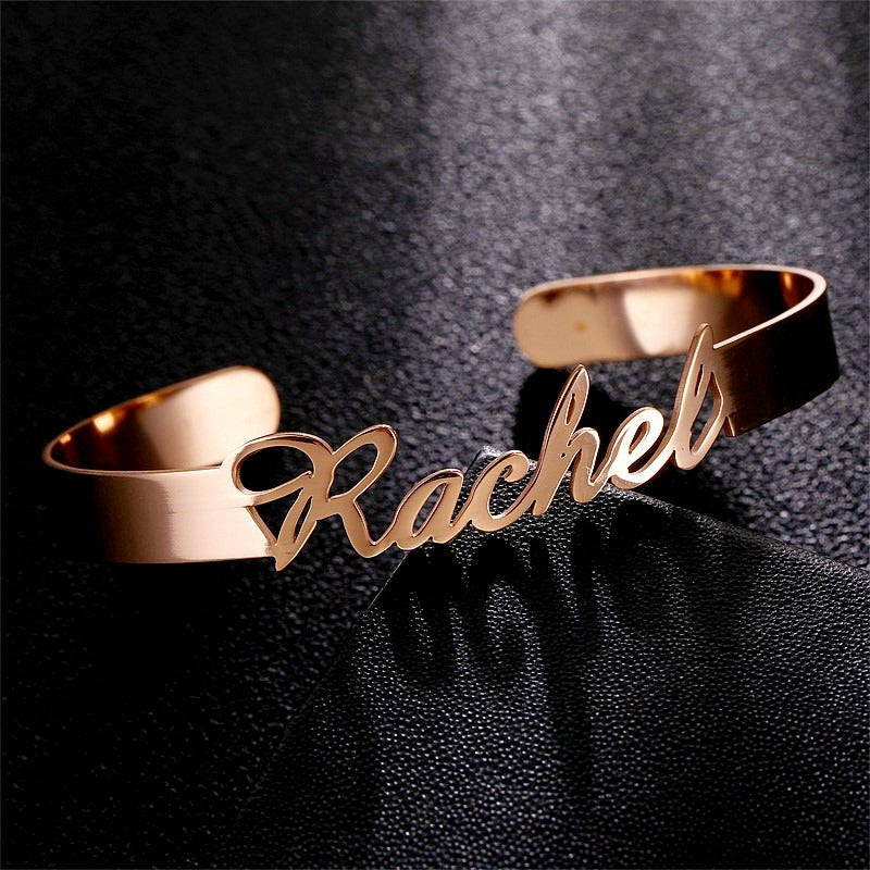 Personalised Name Cuff Bangle