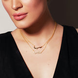 Hub Love in Arabic Necklace Gold