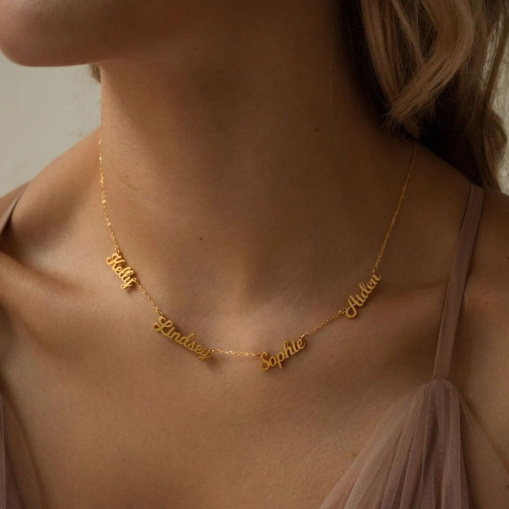 Personalised Multiple Names Necklace