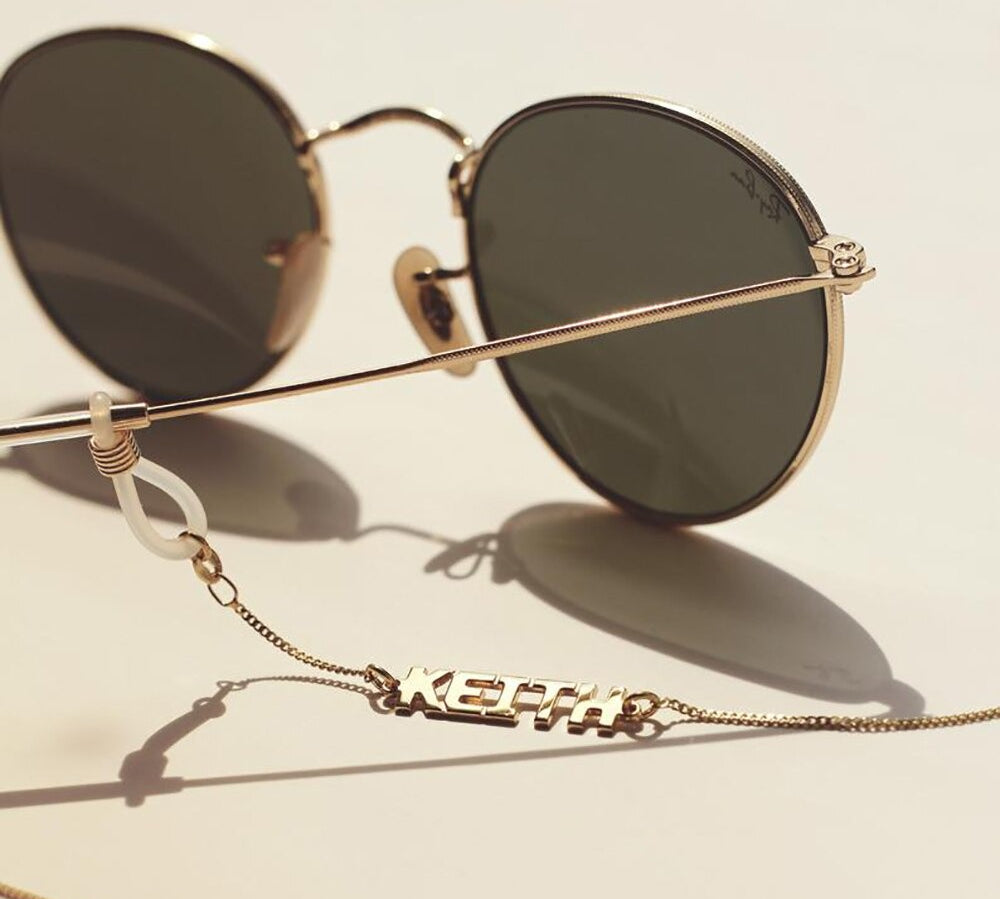 Personalised Name Eye Glasses Sunglasses spectacles chain
